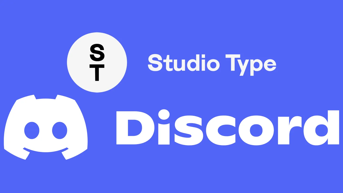 Join the studio Type | Type Topics community